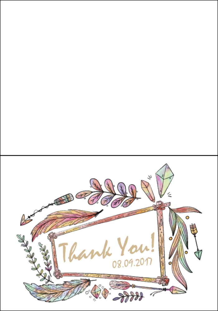 STY3002 Personalize Thank You Cards
