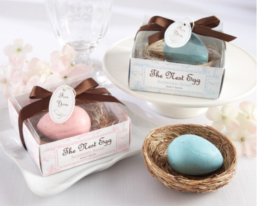 WSS2012-1  "The Nest Egg" Blue Baby Soap Favor - As Low As RM1.80 /Pc
