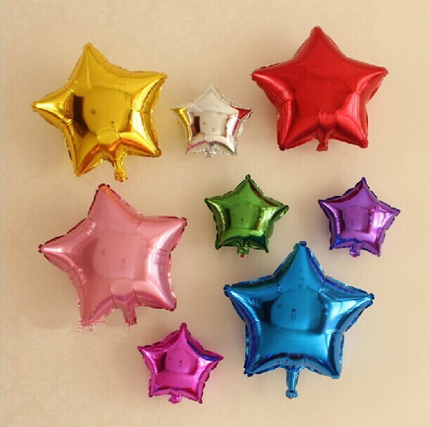 PBAL1003 Sparkle Star Balloon (8 colors) (10 / 18 inches)- As Low As