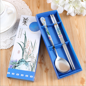 WFS2026 Blue Spoon And Chopstick 