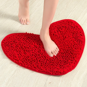 WCT1004 Red Heart Shape Carpet 