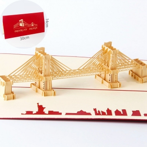 WADI3039 3D Invitation Card Travel Series - As Low As RM 17.50/Pc