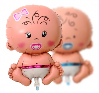 CBAL1021 Cutest Baby Balloon (Pink / Blue)  40cm - As Low As