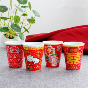 WC1025 Wedding Premium Cup 婚庆杯 - As low As RM19 / Set