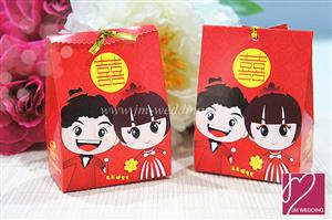 WPB2023 Sweet Double Happiness Couple Favor Box