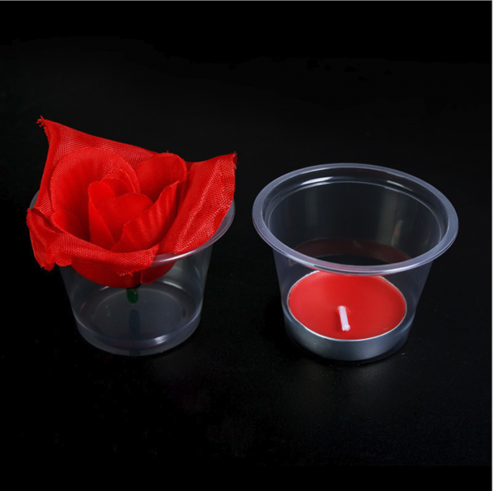 WPCFG-5 Disposable Plastic cup for Wedding, Proposal, Valentines Decoration (preventwind) (50pcs/pkt)