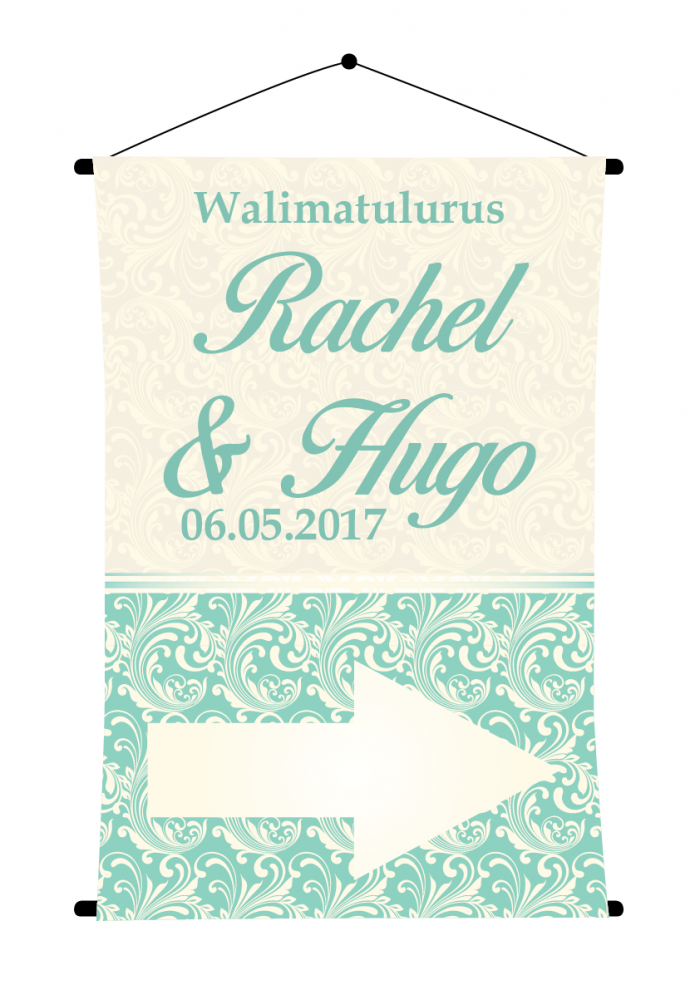 SBG3018 Personalize Bride and Groom Signs / Sign Arrow