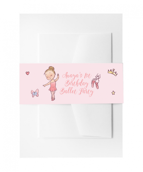 SBB3001 Personalize Invitation Belly Bands