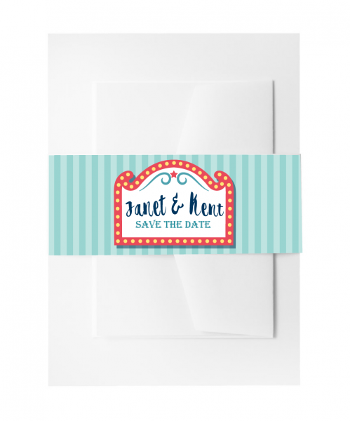 SBB3004 Personalize Invitation Belly Bands