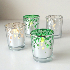SHCH10276 Leaf Glass TeaLight Holder  - As Low As RM4.30 / Pc 