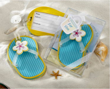 WLT2007 Flip-Flop Luggage Tag in Beach-Themed Gift Box - As Low As RM6.50 /Pc