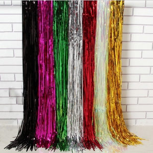 PPDC1032 Metallic Foil Fringe Curtain Party Decoration (1m x 2m Height)- As Low As