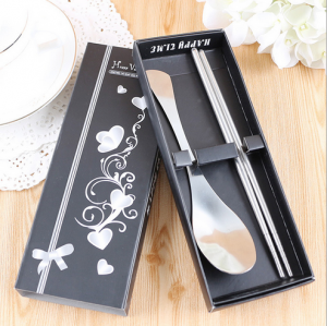 WFS2030 Black Valentine Spoon And Chopstick