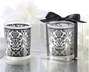 WCHH2005 "Damask Traditions" Frosted Glass Tea Light Holder   - As Low As RM4.30 / Pc 