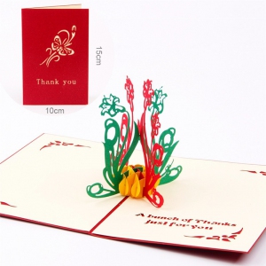 WADI2014 3D invitation Card (Flower)- As Low As RM7/Pc