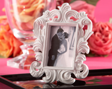 WPF2007 "White Baroque" Elegant Place Card Holder/Photo Frame - As Low As RM4.70/Pc