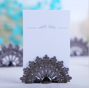 WPCH2025 Antique Fan Place Card Holders  -As Low As RM4.20/ Pc 