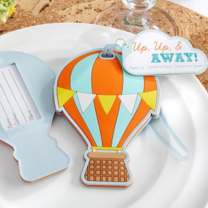 WLT2012 "Up, Up & Away" Hot Air Balloon Luggage Tag - As Low As RM6.50/Pcs 