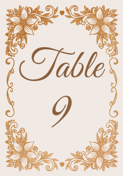 STC3009 Personalize Table Cards