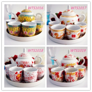 WTS1016/1017/1018/1019 WeddingTeapot Set 敬茶茶具