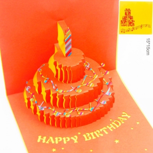 WADI7013 3D Invitation Cards (Birthday@3 Options) - As Low As RM7.70/Pc