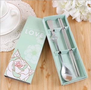 WFS2029 Tiffany Love Korean & Western Spoon And Chopstick 