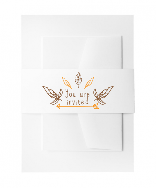SBB3002 Personalize Invitation Belly Bands