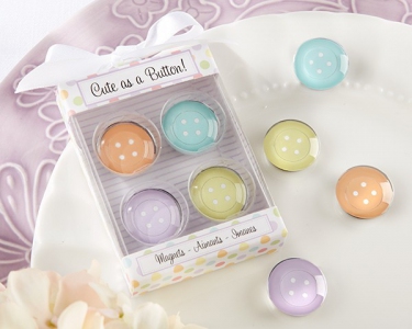 WMA2003 Cute As a Button Magnets Baby Shower Favour - As low as RM6.20/ Box
