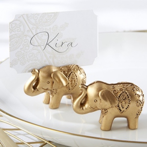 WPCH2027 Lucky Golden Elephant Place Card Holders - As Low As RM 3.38/Pc