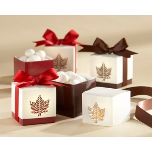 WPB2037 Maple Leaf Favor Box  - As Low As RM0.45 /Pc