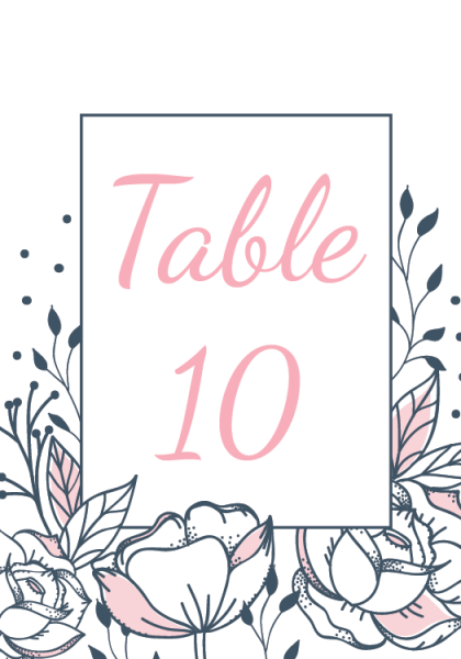 STC3010 Personalize Table Cards