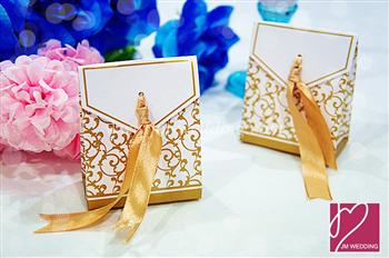 WPB2026 Noble Gold Box Favor Boxes