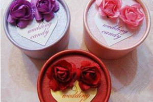 PHBR3001 Colorful Round Candy Box with roses - As Low As RM2.20 /Pc