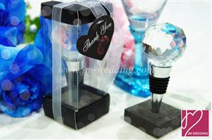 WWS2009 Crystal  Ball Bottle Stoppers - As Low As RM5.99 /Pc